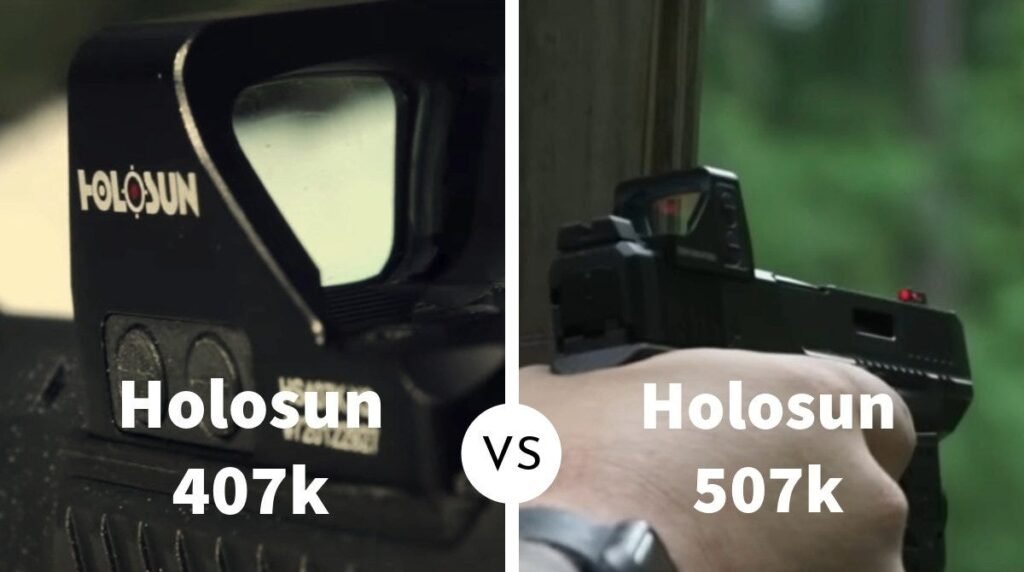 red dots holosun technologies 407k vs 407c