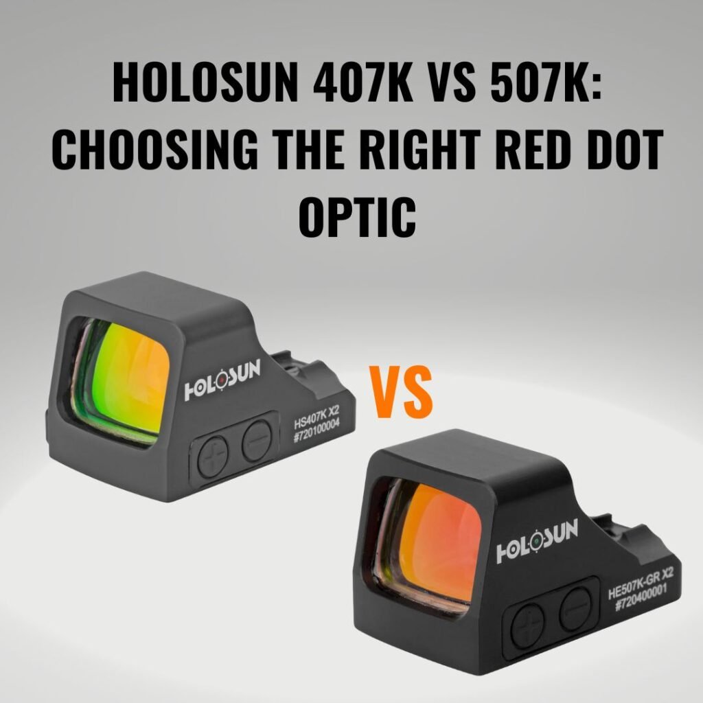 red dots holosun technologies 407k vs 407c