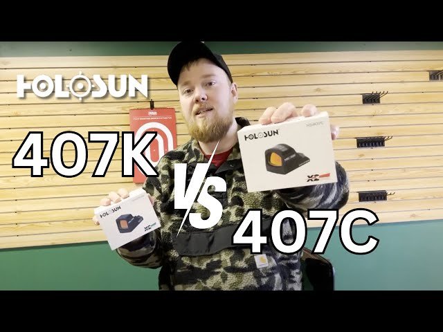 red dots holosun technologies 407k vs 407c