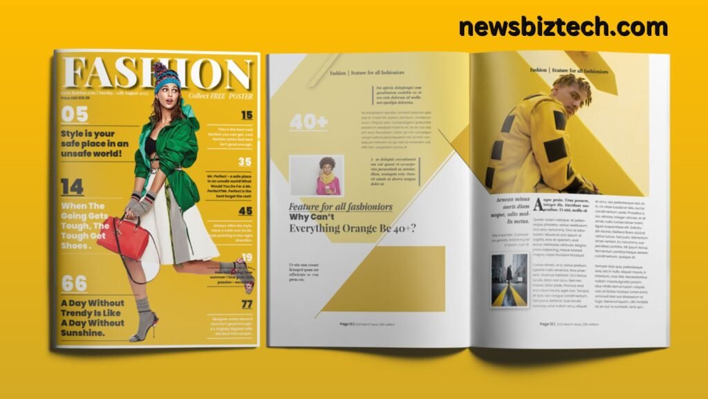 fashion magazine design brief example​